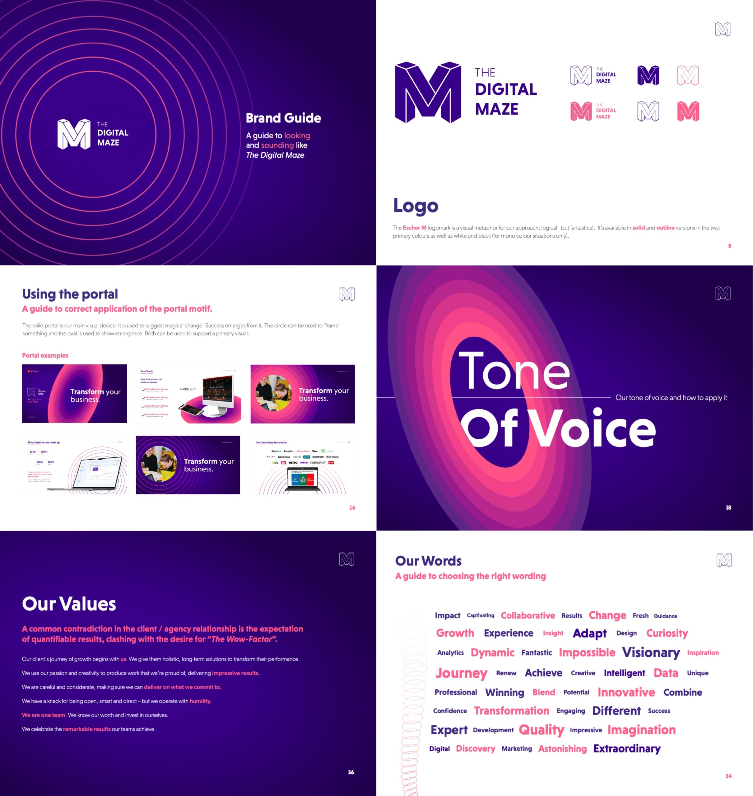 The Digital Maze Branding